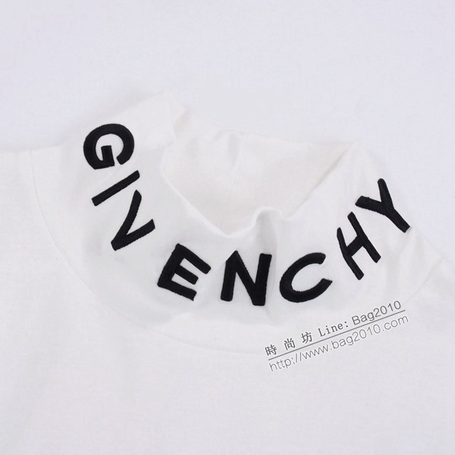Givenchy專櫃紀梵希專門店2023FW新款領口刺繡長袖打底衫 男女同款 tzy3094